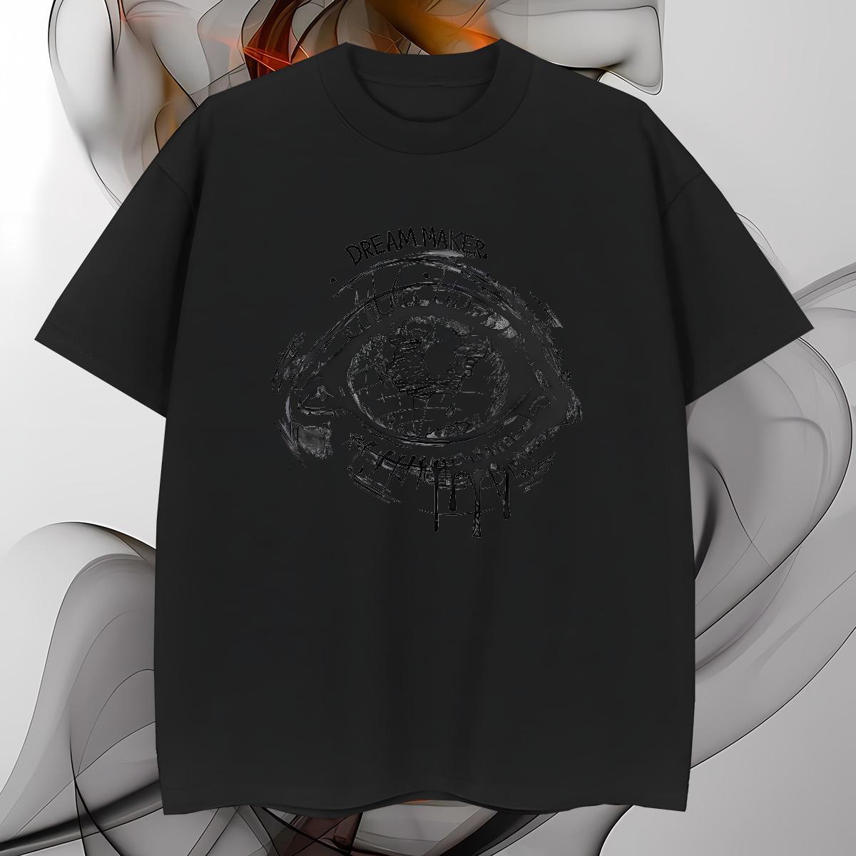 T Shirt For Man 230g Cotton eyes Street Casual Pure Cotton Oversized 3XL 4XL Men Tshirts 2024 New Popular Tops