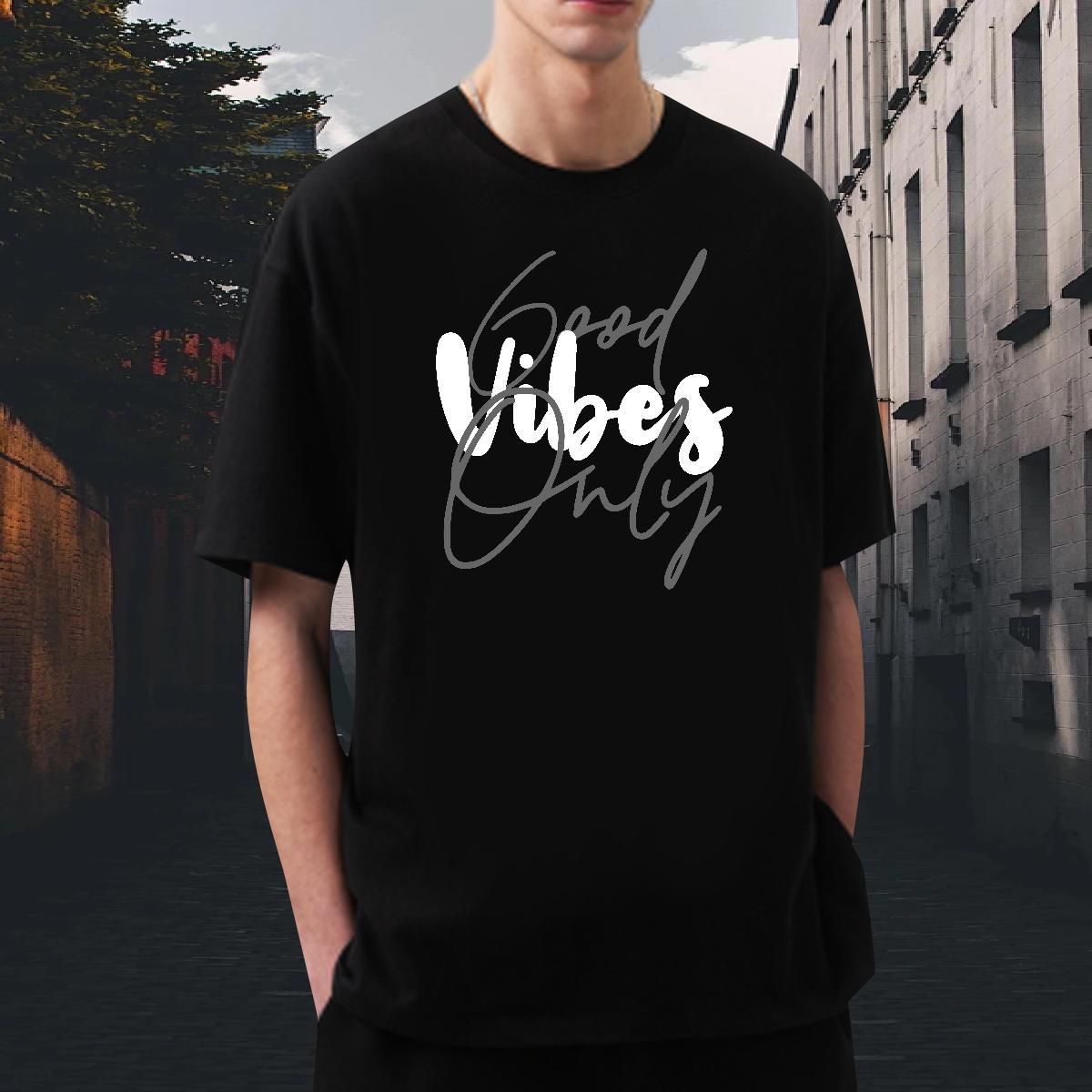 Cool Mens Tshirts 100% Cotton 230g Daily Outfit letter Anime Print Breathable Soft 2024 DIY T shirt Tees Shirts