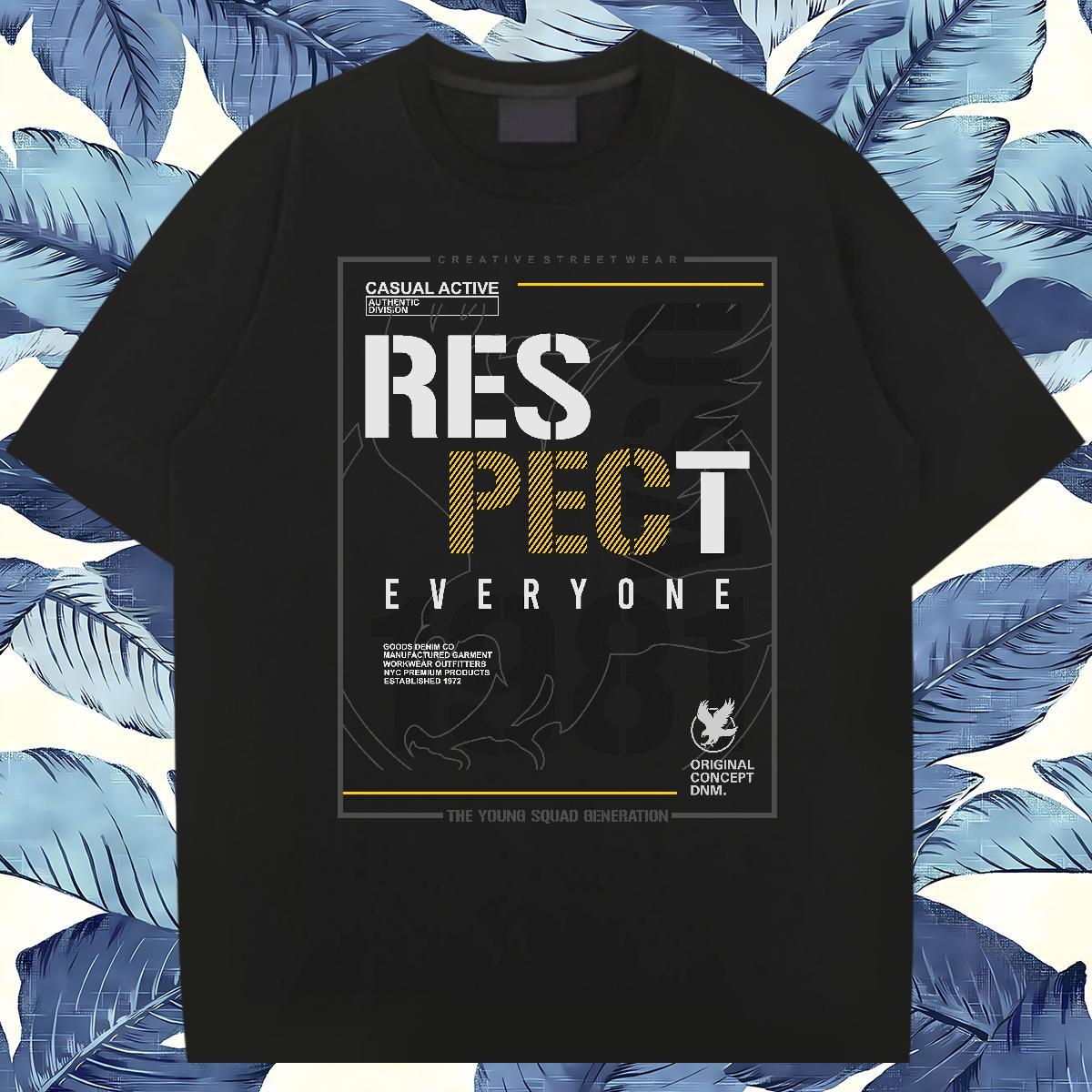 Fashion Design T shirt letter Wear 230g 100% Cotton Casual Daily Wear Wholesale Anime Print Short Sleeve O-Neck Men Tees