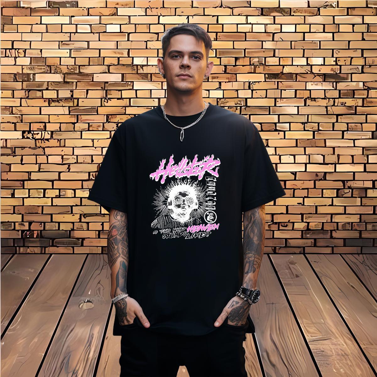 Fashion Designer T Shirt For Man letter Wear 230g 100% Cotton Daily Wear Popular Floral Print Pure Cotton Men Tees