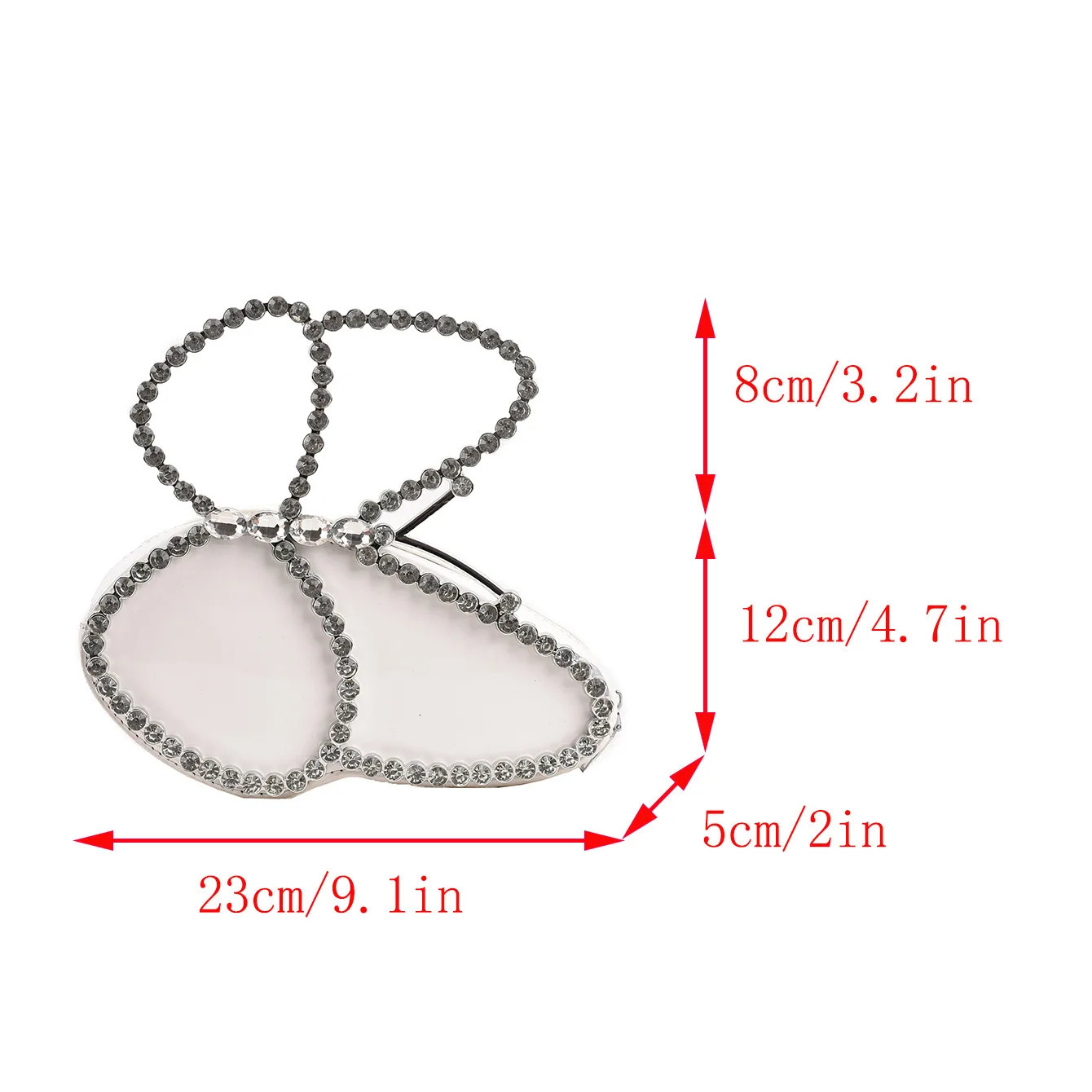 Sparkling Diamond Butterfly Glitter Evening Bag Handbag and Wallet 2023 Fashion Womens Wedding Party Clutch High Quality 240806Z