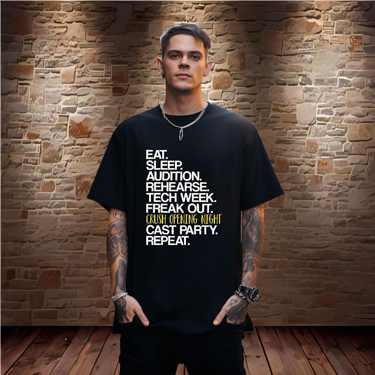 Customized Mens T Shirts letter Wear 100% Cotton 230g Casual Daily Wear TOP Quality Custom Printing Crew Neck Tshirts