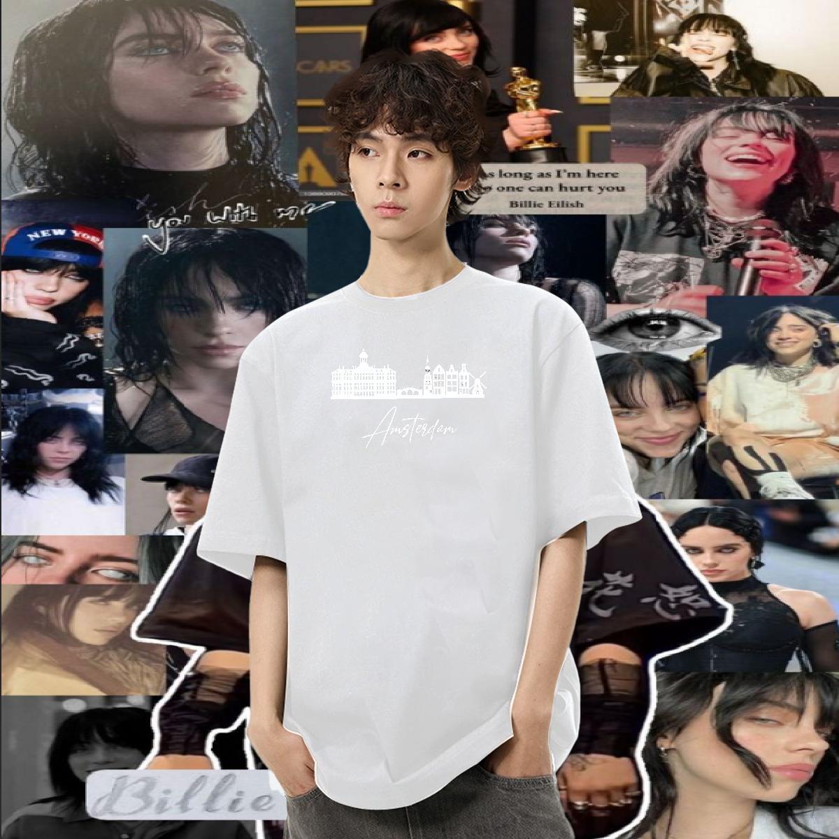 Designer T-Shirts letter Clothes 100% Cotton 230g Hip Hop Street Wholesale Custom Print Plus Size Crew Neck Breathable Men Tshirts