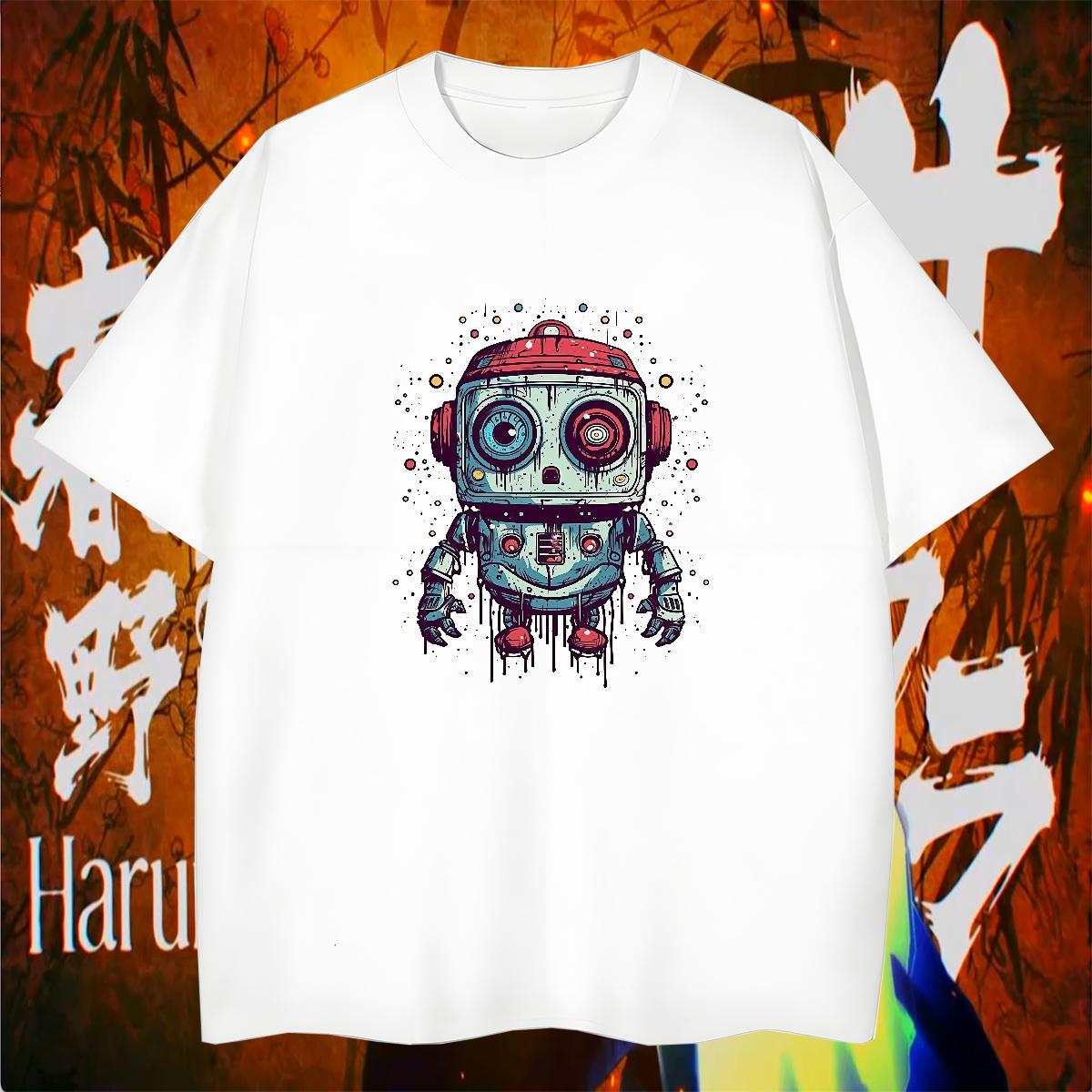 DIY Man T Shirts ET Tees Shirts 230g Pure Cotton Casual Beach Classic Custom Print Oversized Crew Neck Breathable Tshirt for Man Woman