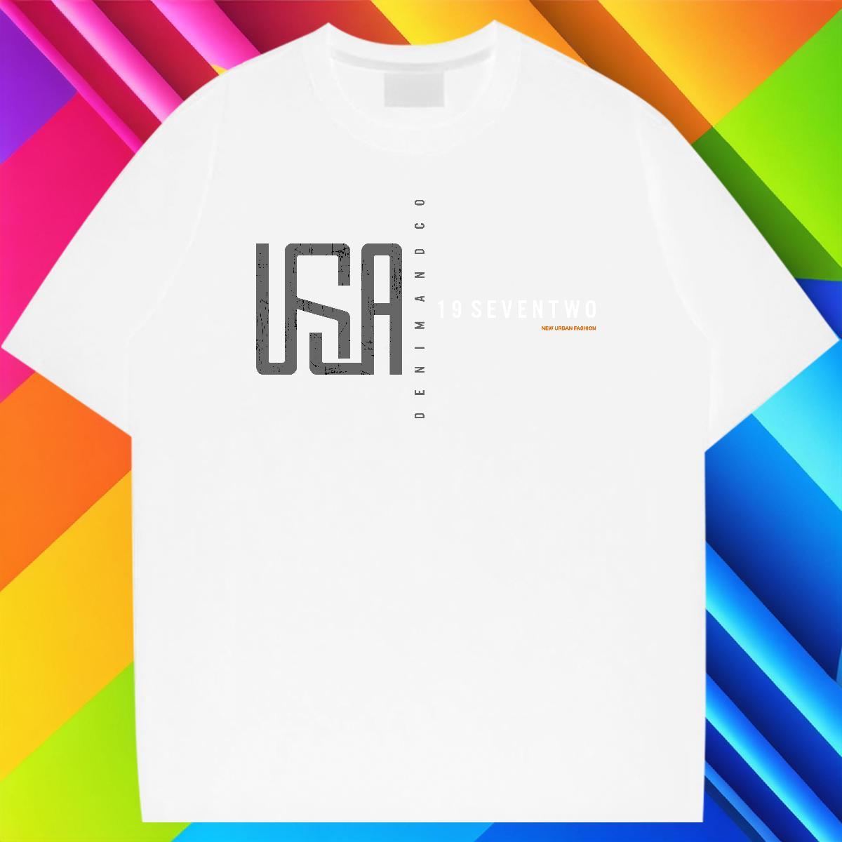 Designer T shirt letter Wear 100% Cotton 230g Summer Casual Wholesale Cartoon Printing L-4XL Breathable Short Sleeve Men Tshirts