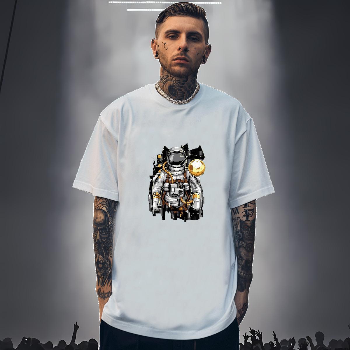 DIY Customized Man T Shirts Tee Shirt 230g Cotton Casual Beach Free Shipping DIY Printed Short Sleeve Soft Men Tees