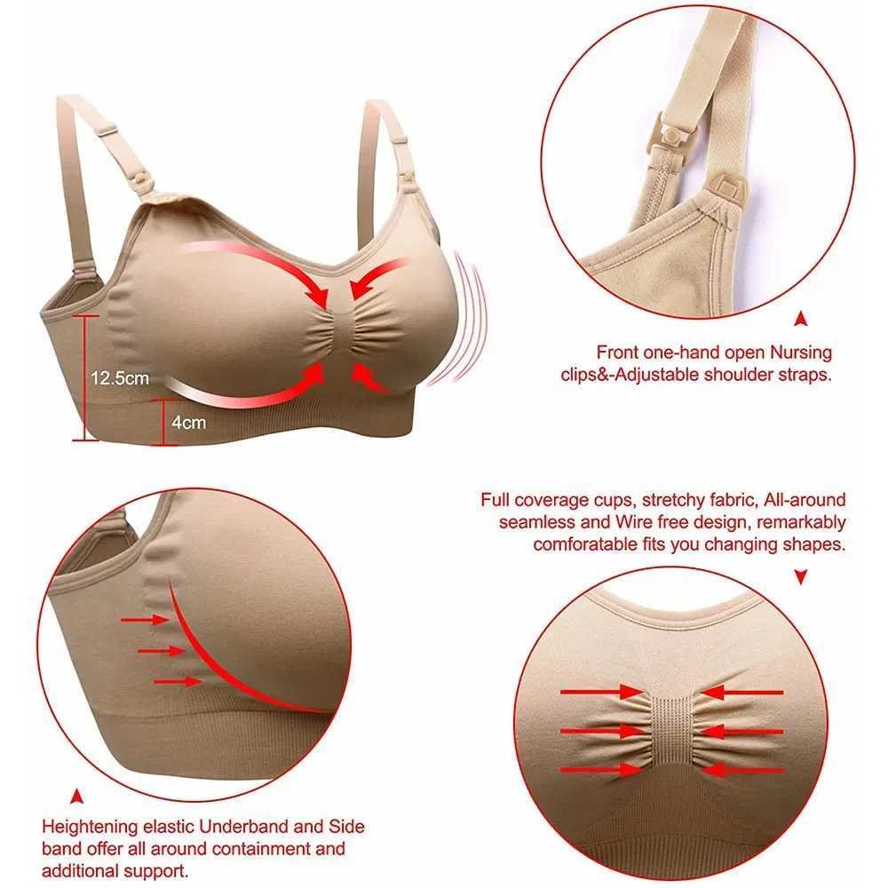 Breastfeeding Bras for pregnant women used for feeding and nursing bras cordless breathable bras for pregnant womenW240724