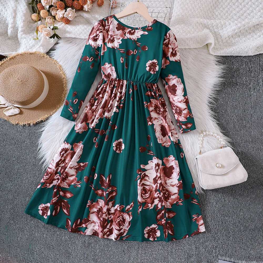 Childrens New Year Summer Autumn Winter Printed Long sleeved Womens ClothingW240720