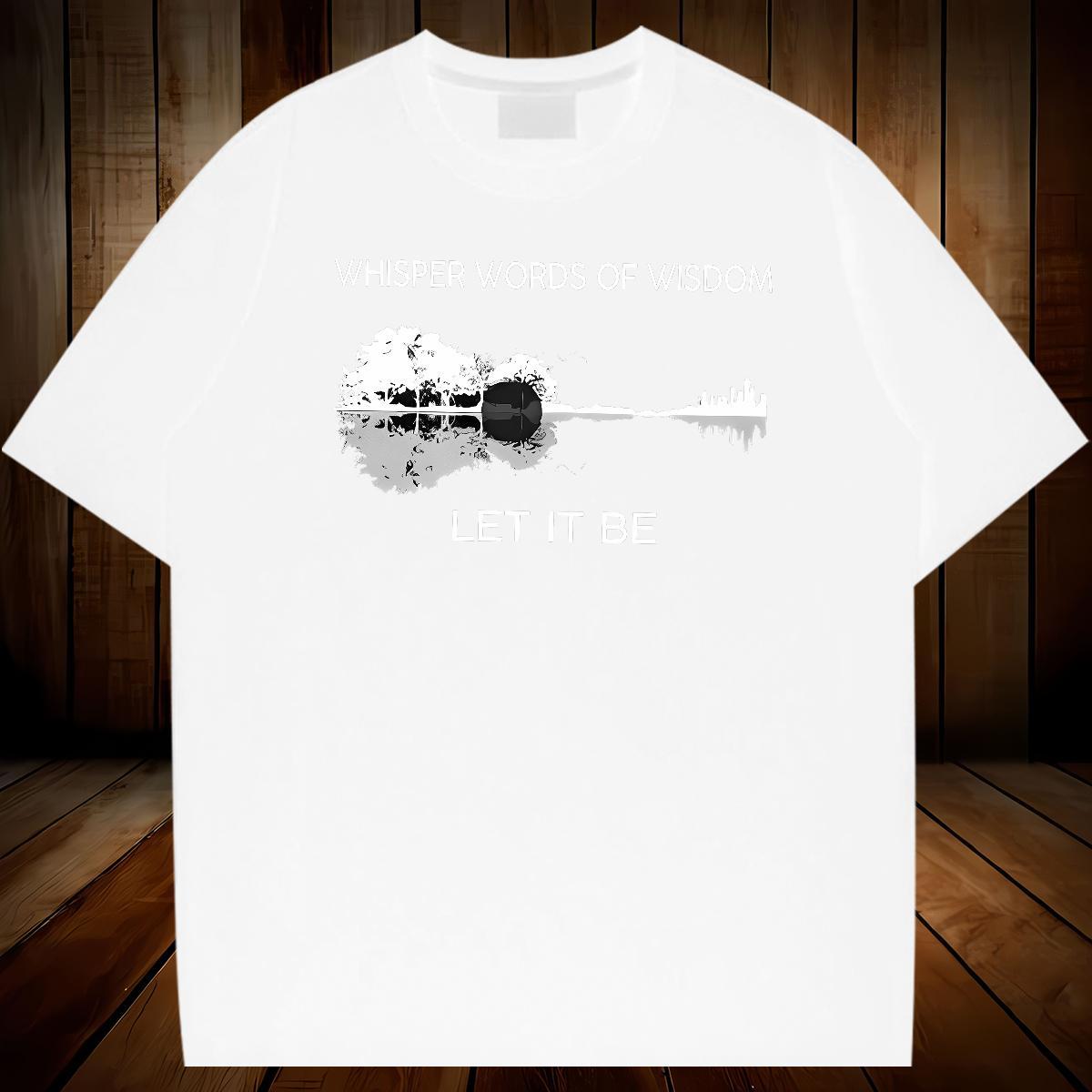 Customized T shirt letter Clothes 230g Cotton Daily Outfit Brand Custom Cartoon Crew Neck Men Tops Tees