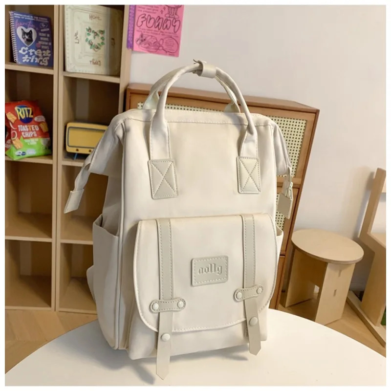 Casual Simple Nylon Backpac Solid Zipper High Quality Large Capacity Mother and Baby Bags for Women Fashion Style 240806 20b6