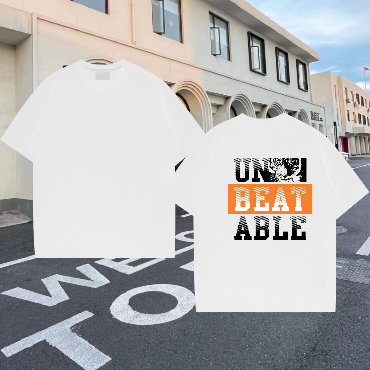2024 Designer T-Shirts for Men letter Tshirts 230g 100% Cotton Daily Wear Cool Asian Size Breathable Men Tees