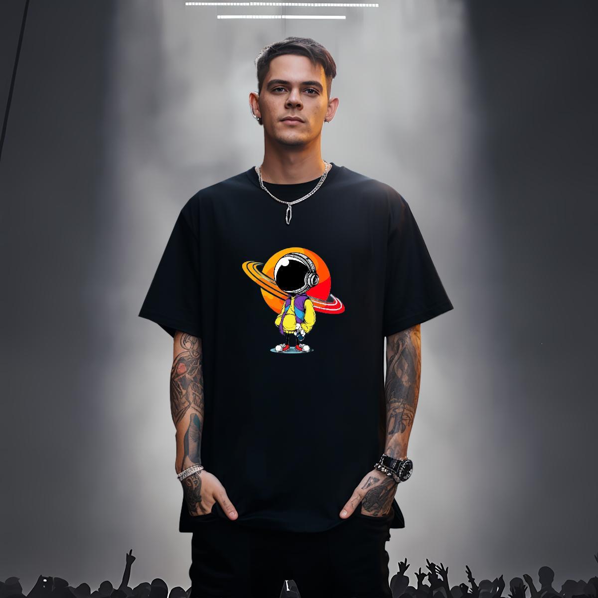 Designer T shirt Tops 230g Pure Cotton Casual Cool Design Custom Printing Breathable Short Sleeve Men Tshirts