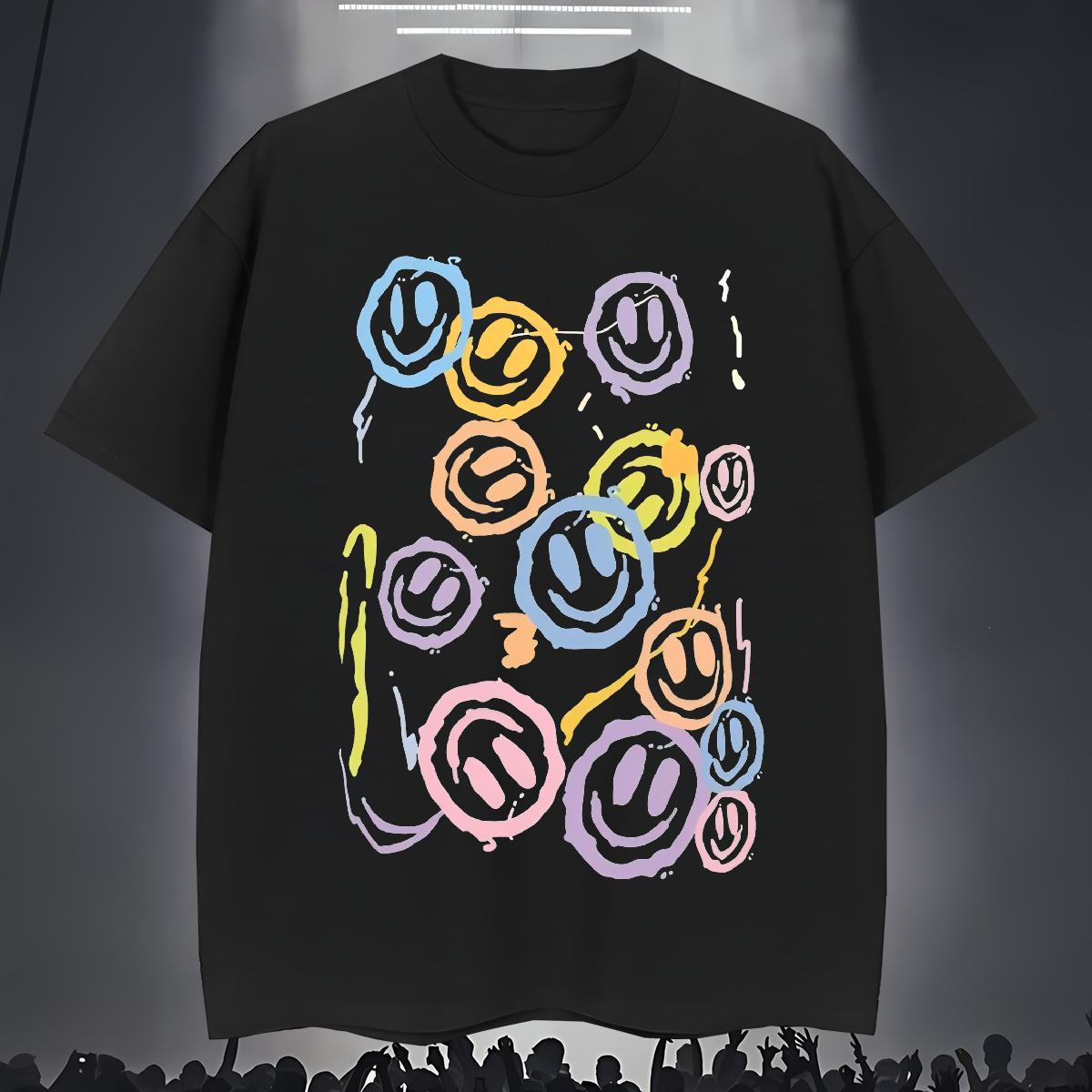 Loose Fit Man T Shirts 230g Pure Cotton Street Wear Short Sleeve Soft Men Tees Custom Custom Anime Tshirts