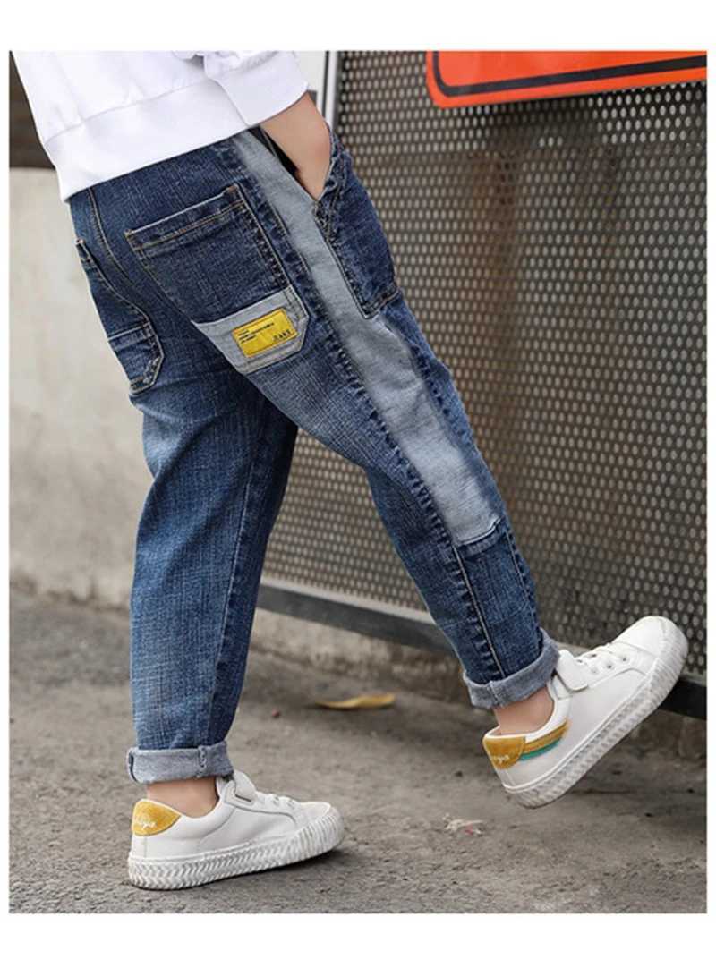 Jeans New Boys Skinny Jeans Kids Denim Clothing Bottoms Casual Trousers Children Clothes Pants Infant Toddler Garments Jeans 4-11Years