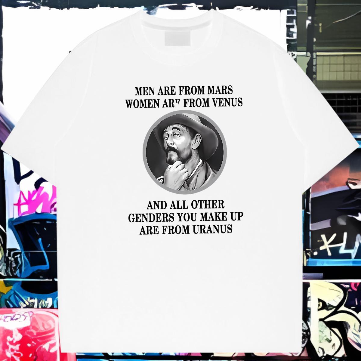 2024 DIY T shirt portrait Tee Shirt 230g Cotton Street Free Shipping Cartoon Print Breathable Soft Mens Tshirts