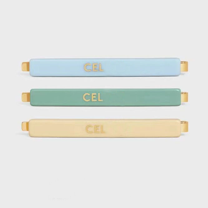 Girls CELbrand letters designer hair clips barrettes luxury pink candy macaroon colors straight womens summer bangs slide hair clip hairclip hairclips