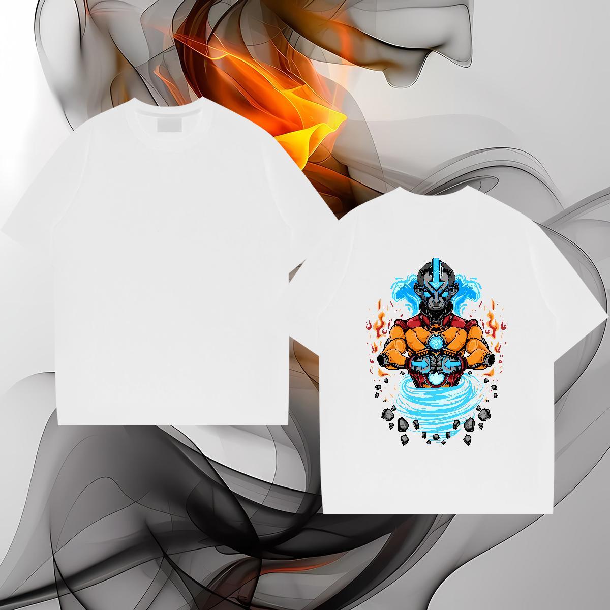 2024 Mens T Shirts ET Tee Shirt 230g 100% Cotton Street Cool Design Customized Print Breathable Short Sleeve Men Tshirts