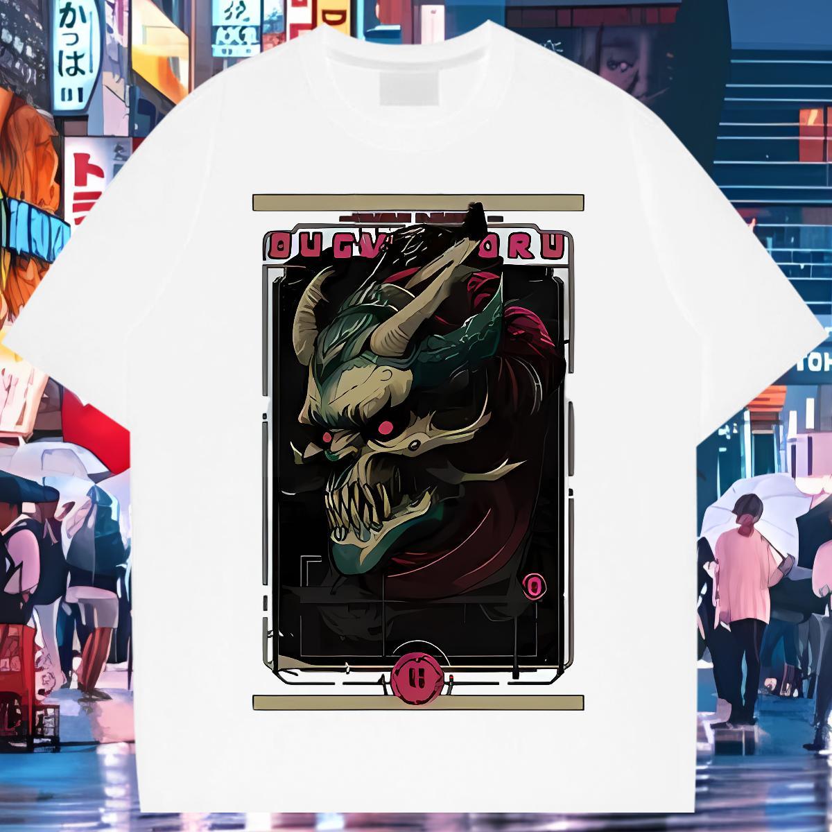 Factory Direct T shirt skull Tops Tees 230g Cotton Summer Casual Classic Cartoon Printing L-4XL Breathable Soft Men Tops Tees