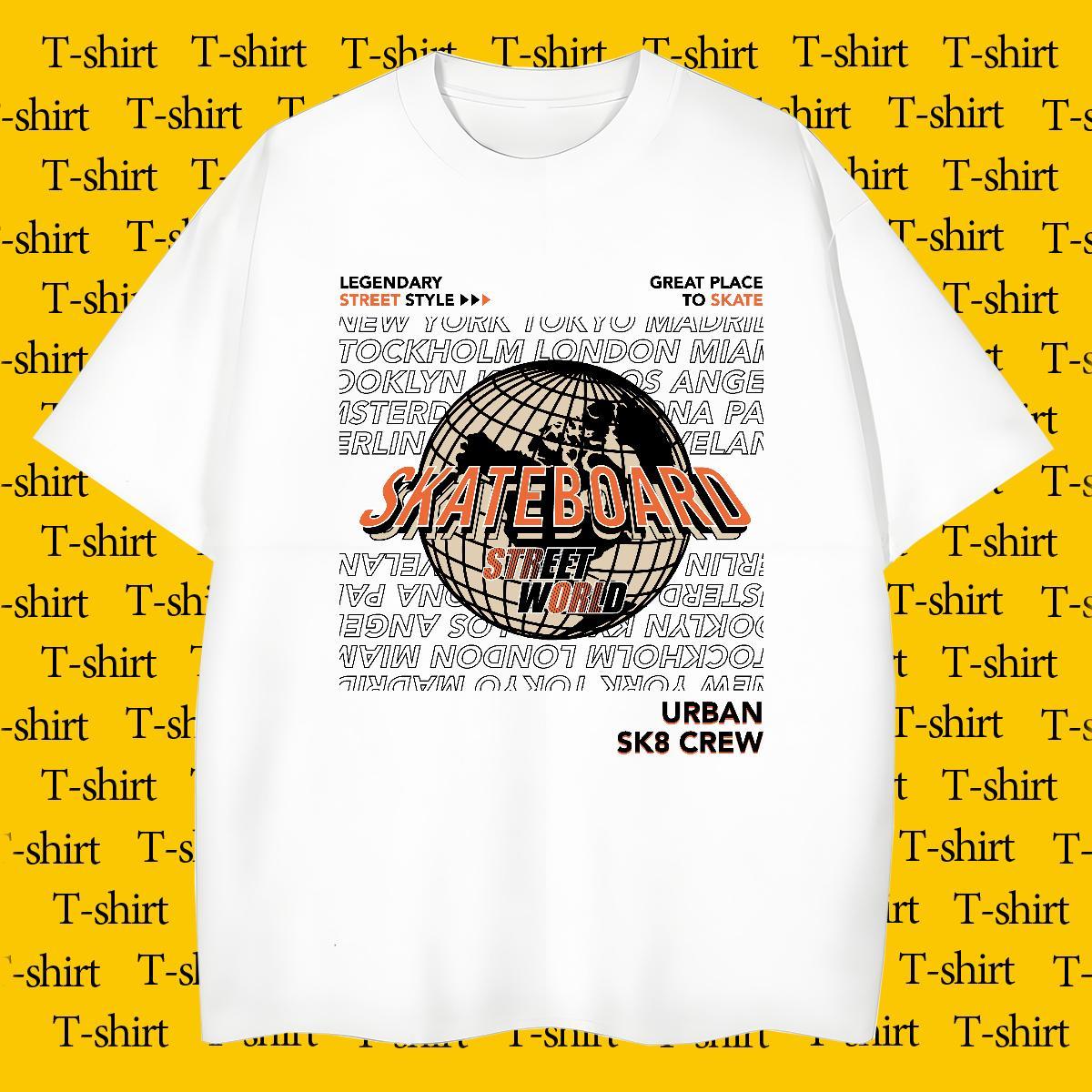 Fashion Mens T Shirts letter Polos 100% Cotton 230g Spring Summer TOP Quality Custom Printing Breathable Tshirts