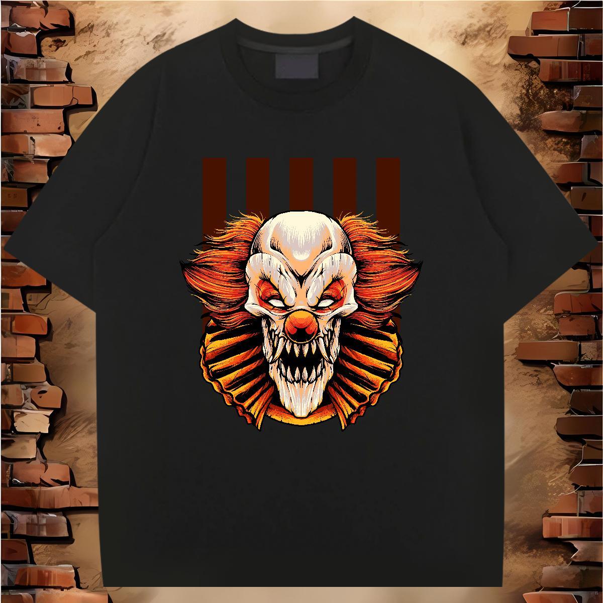 Brand T Shirts Men skull Wear 100% Cotton 230g Sports Casual Wholesale Customized Print O-Neck Short Sleeve Tshirts