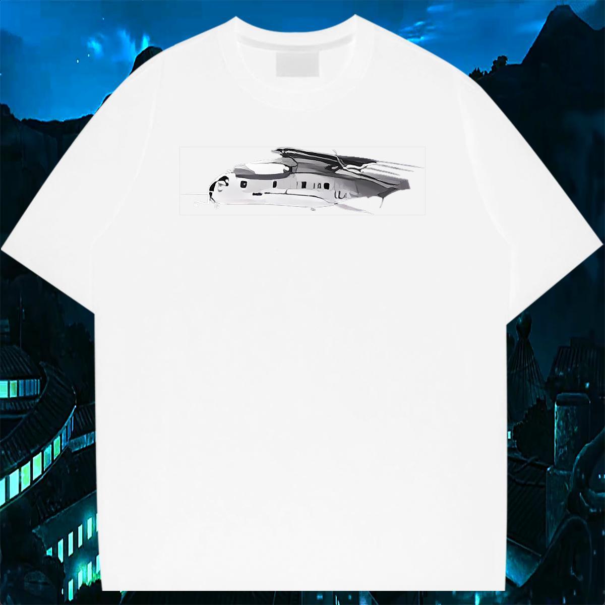 Classic Casual T shirt plane Tee Shirt 230g Pure Cotton Casual Beach Free Shipping Skull Breathable Soft Men Tees