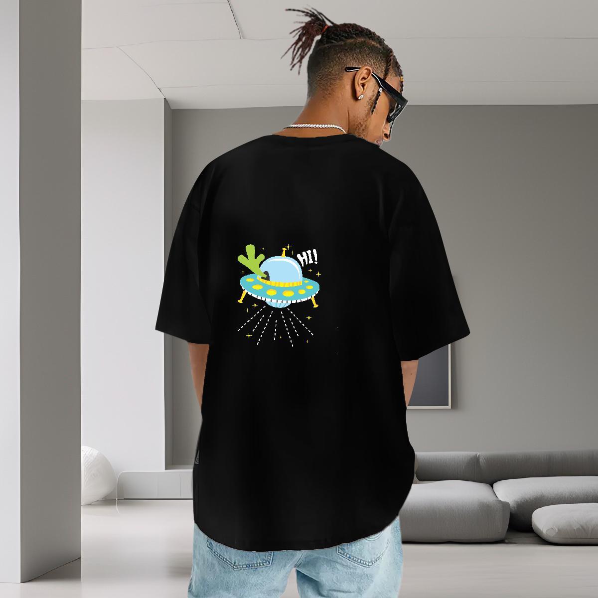Brand T Shirt For Man ET Tops 230g Cotton Casual Daily Wear Cool Anime Breathable Short Sleeve Tshirt for Man Woman