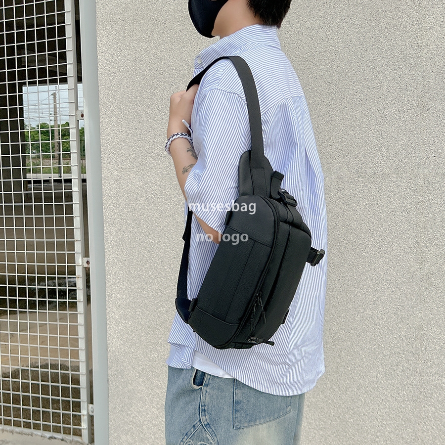 Fashion trend crossbody bag Japanese elements large capacity chest bag new casual bag Fanny pack sports bag chest bag