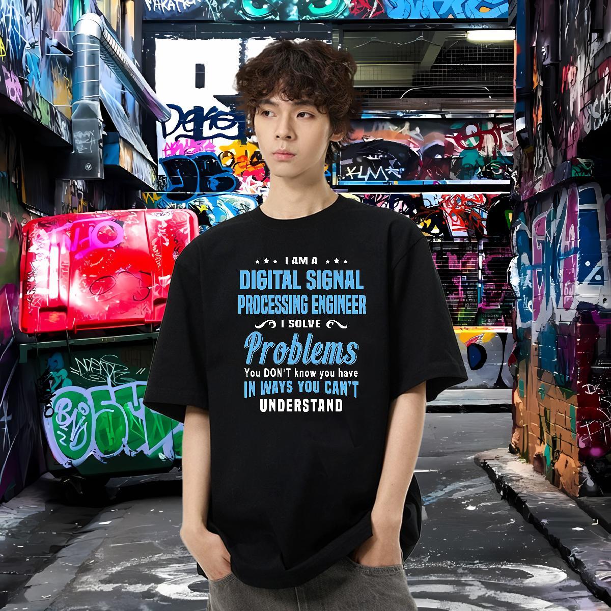 Casual New T Shirts Men letter Wear 100% Cotton 230g Daily Outfit Wholesale Custom Printed Breathable Soft Men Clothes T-Shirt