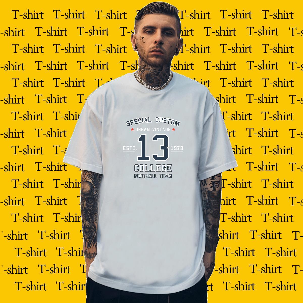 Designer T Shirt For Man letter Top Tees 230g Cotton Street Casual Unisex Asian Size Round Neck Short Sleeve Couples T Shirts