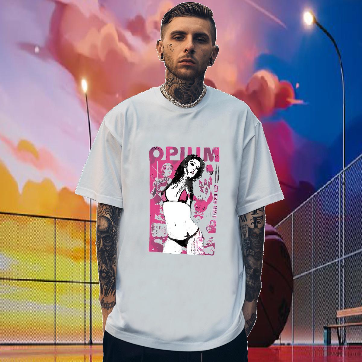 Fashion Designer T Shirt For Man person Tees 230g Pure Cotton Summer Casual Wholesale Custom Printing Round Neck Short Sleeve Couples T Shirts