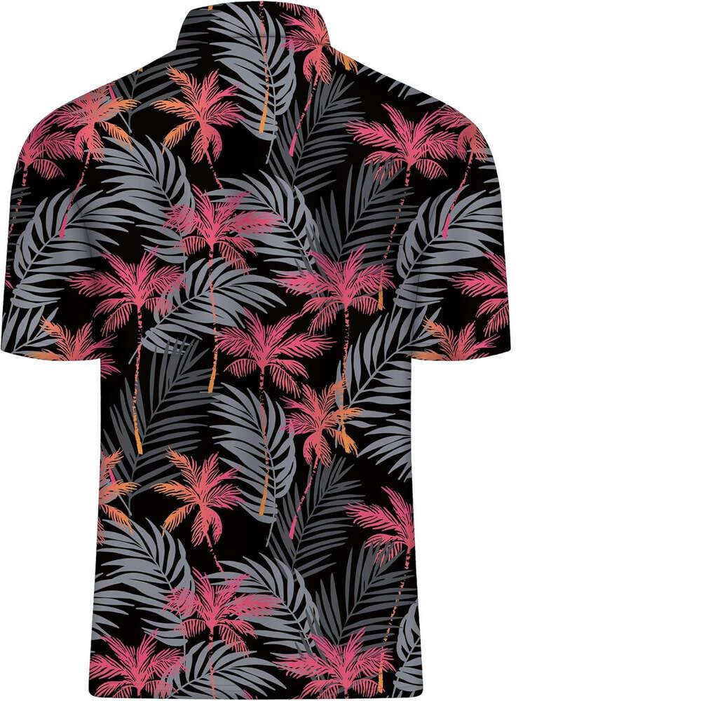 Fashion Mens Polo shirt Shirts for Men Funny: Hawaiian Golf Polo Shirt Dry Fit Polos shirts tshirt Casual tops summer clothes Short sleeve ventilate F