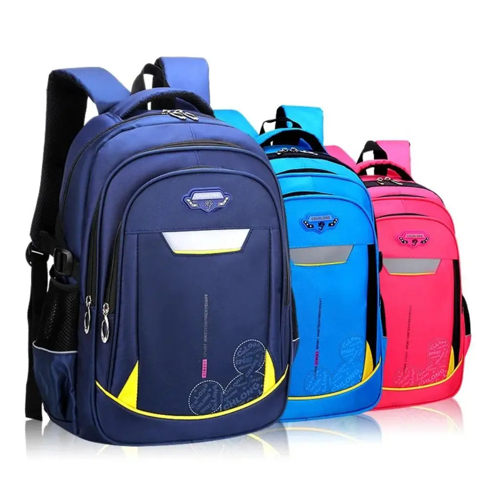 Childrens Orthopedics School Bag Backpack Primary Waterproof for Girls and Boys Mochila 240807