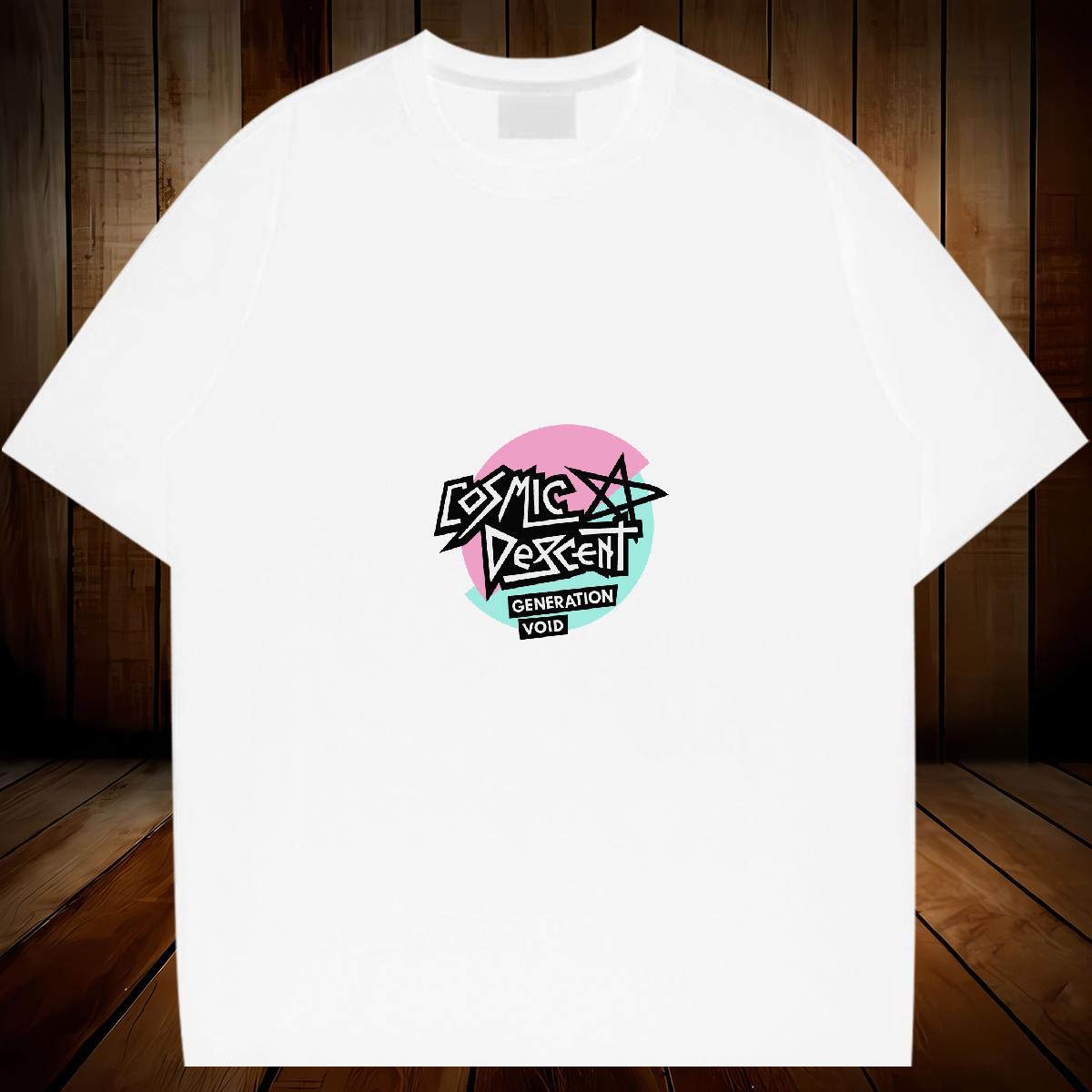 Customized T Shirts Men letter Clothings 230g Pure Cotton Outdoor Free Shipping Cartoon Print Breathable Short Sleeve Couples T Shirts