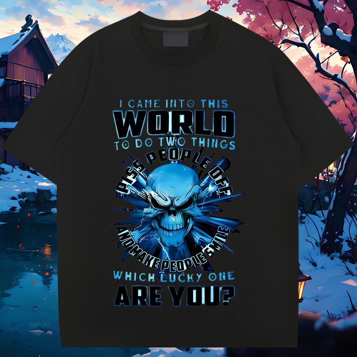 Custom Man T Shirts letter Wear 230g Pure Cotton Sport Popular Cartoon Printing L-4XL Breathable Short Sleeve Tshirt for Man Woman