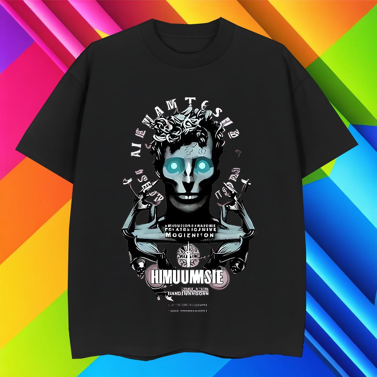 2024 DIY Mens T Shirts portrait Wear 230g Cotton Street Casual High Quality Oversized Breathable Short Sleeve Mens Tshirts