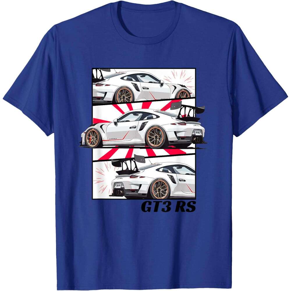 2025S Fashion Designer Mens T Shirt Jdm Motorsports Drift GT RS Car Comic Style Japan T Shirt Shirts Tshirt Graphic Tee Casual Tops Summer Clothes Sho