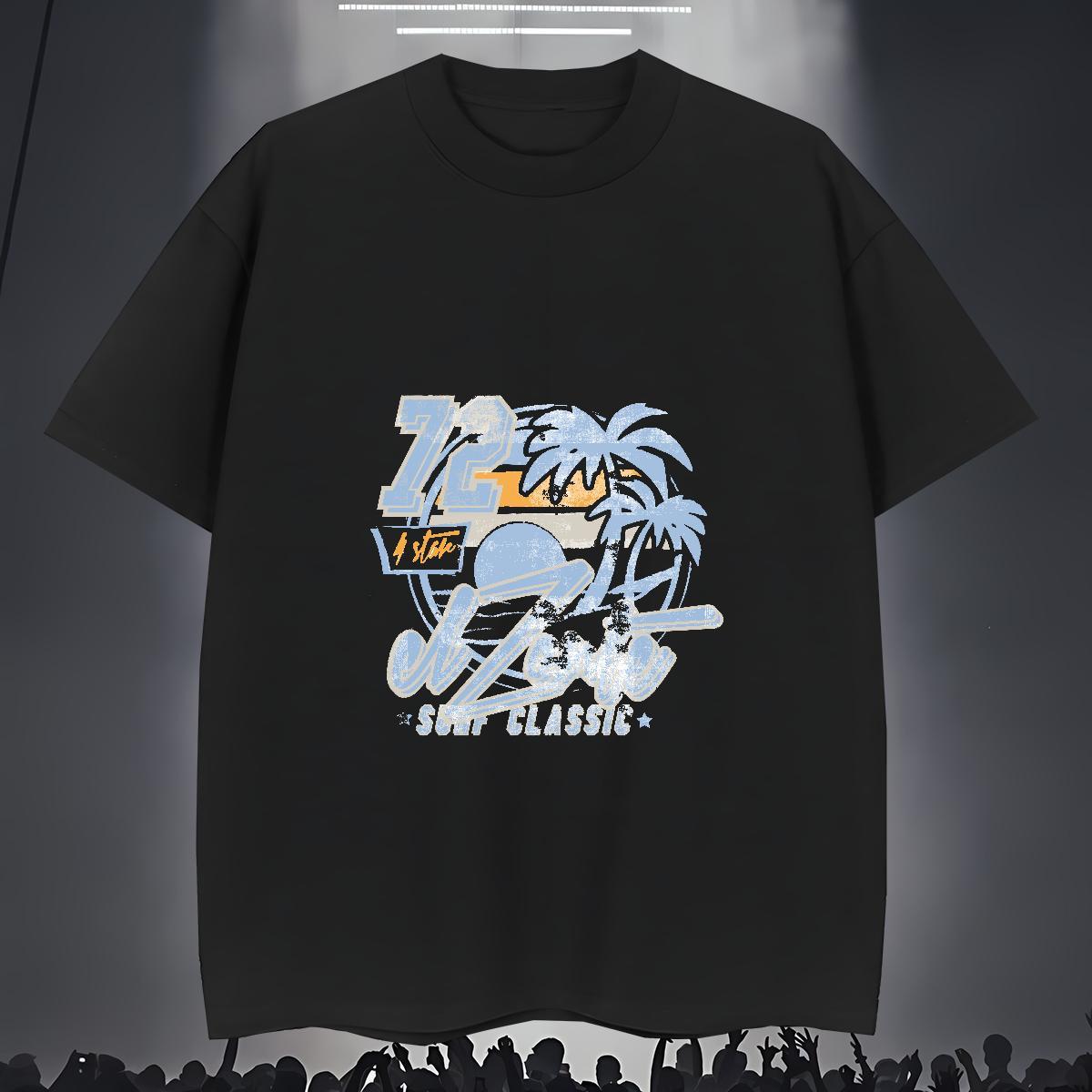 2024 New Mens T Shirts tree Tee Shirt 230g Pure Cotton Casual Wholesale Plus Size Custom Breathable Crew Neck Men Clothes T-Shirt