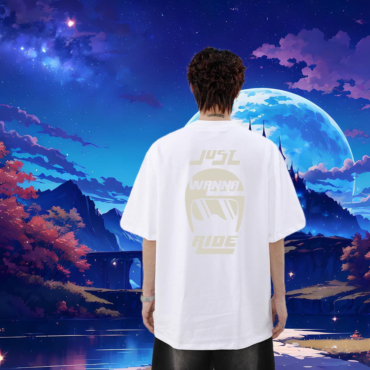 New Designer T Shirt For Man letter Top Tees 230g 100% Cotton Street Casual Soft Custom Big Size Breathable Mens Tshirts