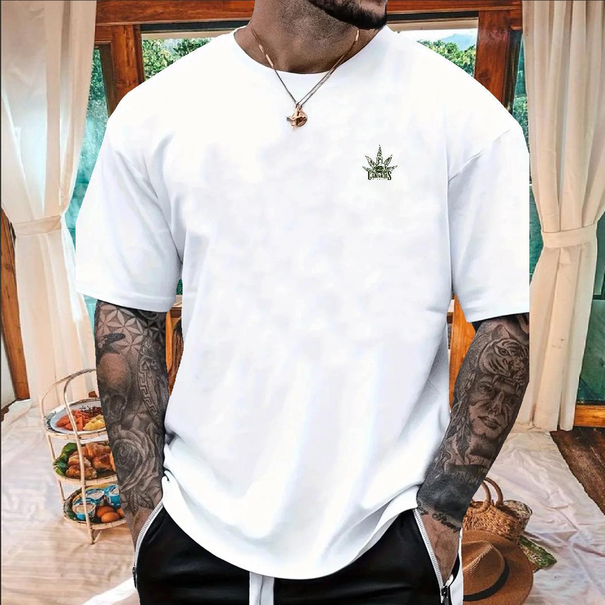 Wholesale Man T Shirts logo Tee Shirt 100% Cotton 230g Summer Casual TOP Quality Custom Printed Round Neck Short Sleeve Tshirts