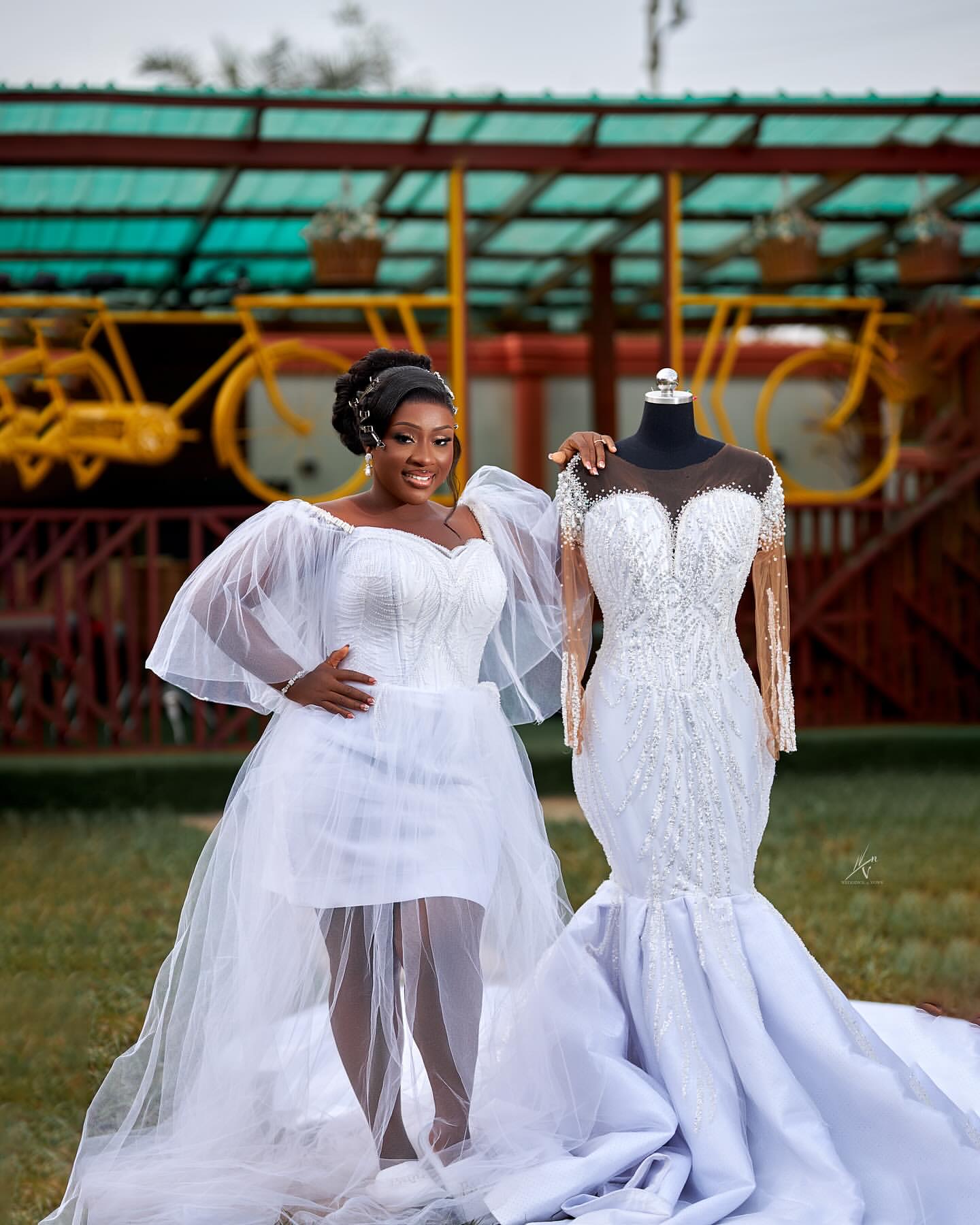 2024 Arabic Aso Ebi Plus Size White Mermaid Wedding Dresses Sequined Beaded Full Sleeves Satin Bridal Gowns Dress Vestidos De Novia ZJ45