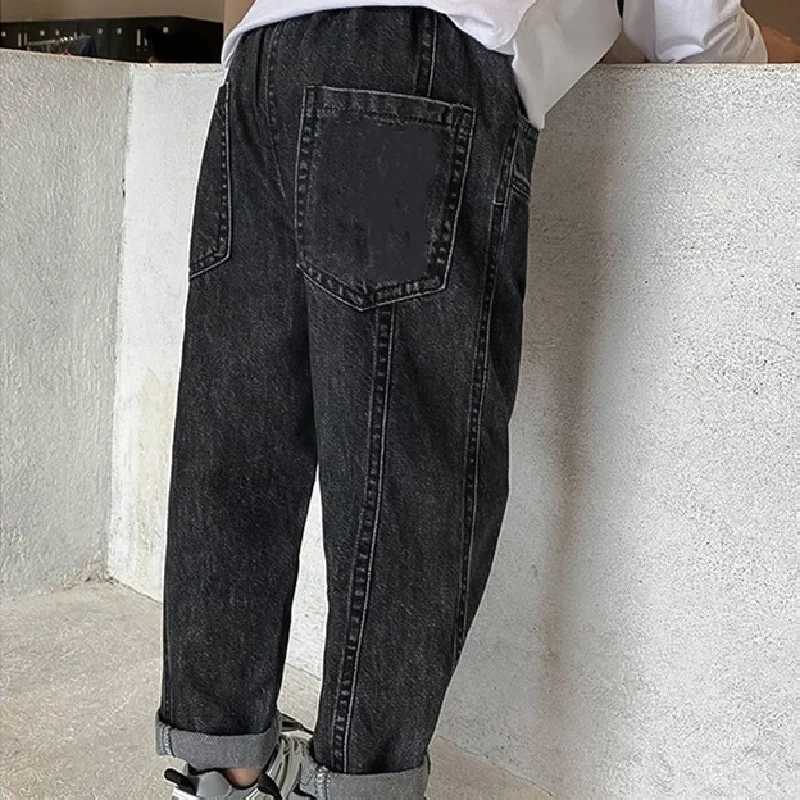 Jeans Boys Jean Pants Long Trousers Cotton 2024 In Stock Spring Autumn Babys Kids Pants Teenagers Outwear Childrens Clothing