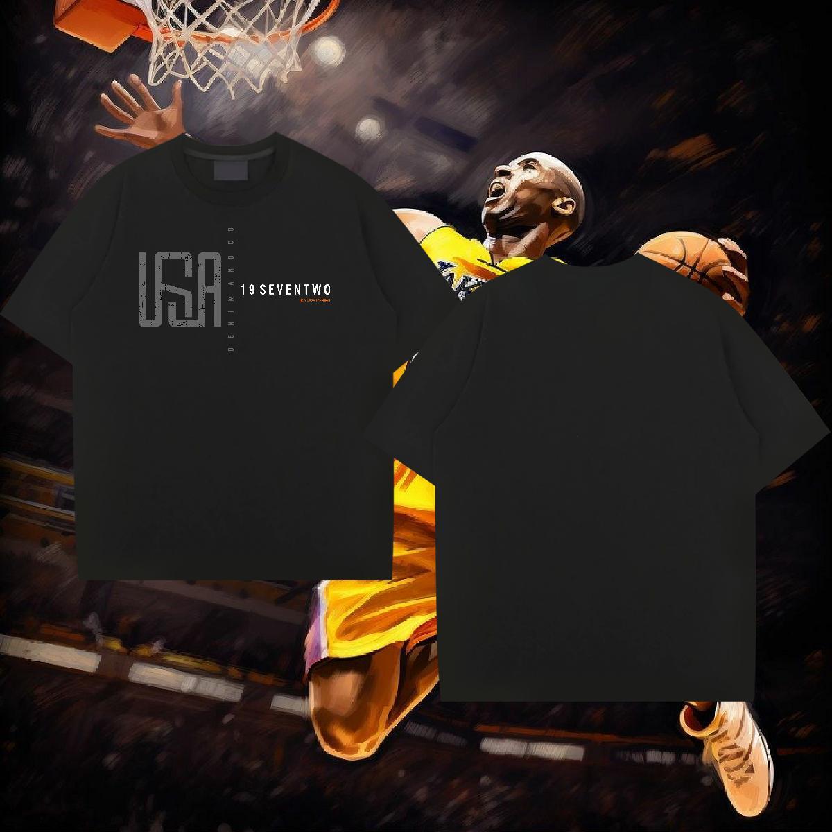 Fashion Mens T Shirts letter Tops Shirt 230g 100% Cotton Home Outdoor Brand Custom Printing Short Sleeve Soft Men Tshirts