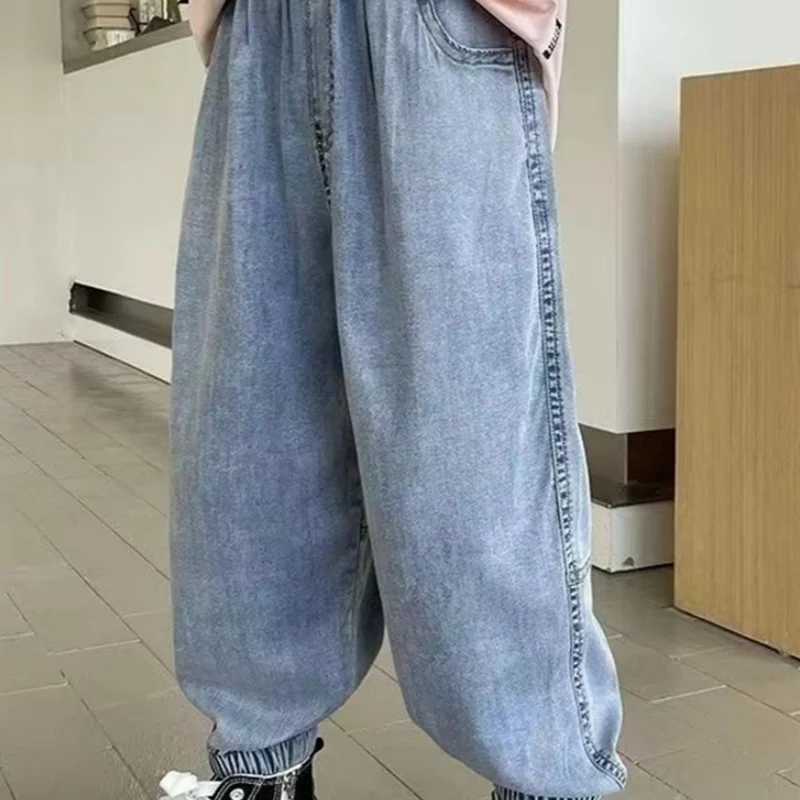 Jeans Boys Jean Pants Long Trousers Cotton 2024 Simple Spring Autumn Babys Kids Pants High Quality Childrens Clothing
