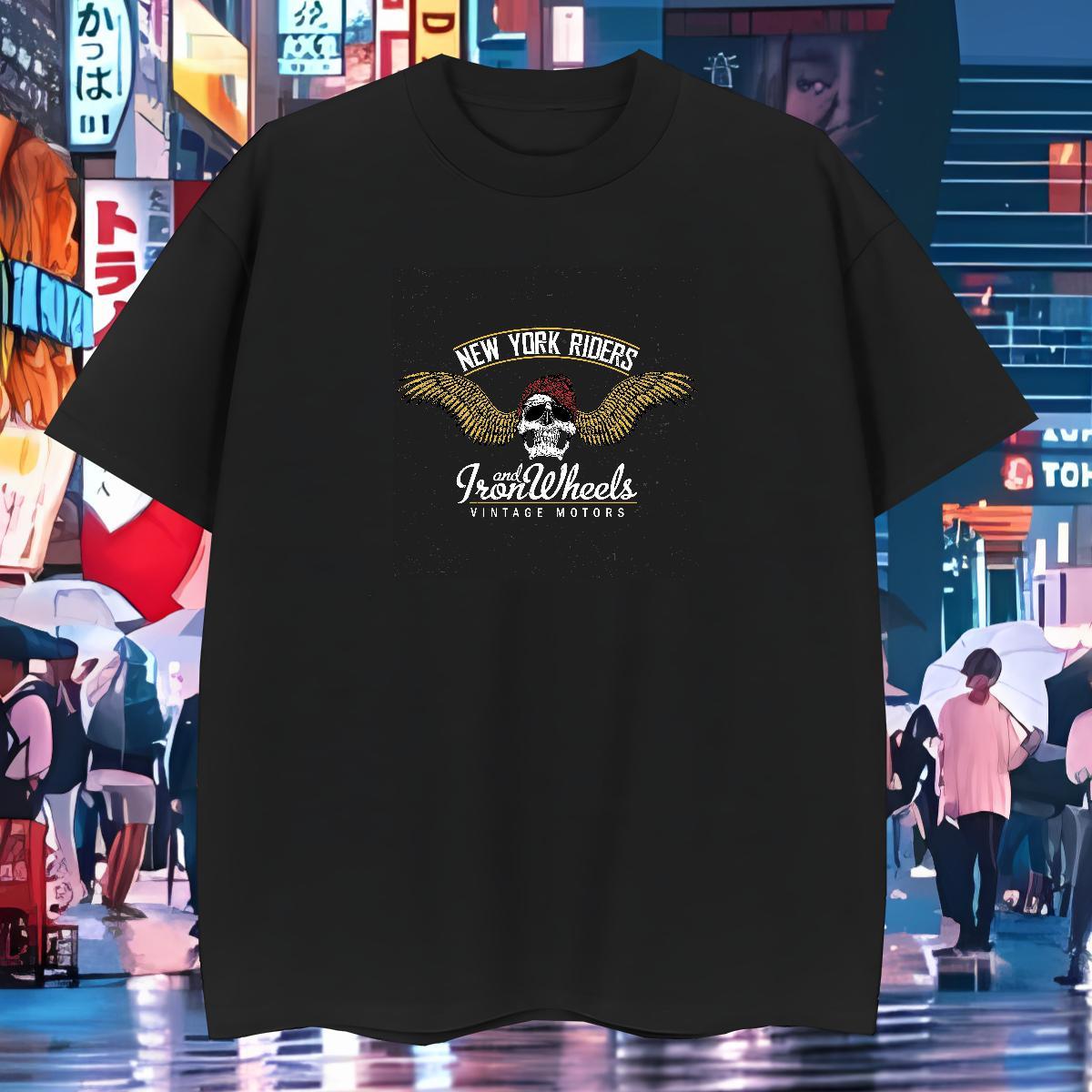 Wholesale T-Shirts skull Tee Shirt 100% Cotton 230g Sports Casual Comfortable Cartoon Print Short Sleeve O-Neck Men Tops Tees