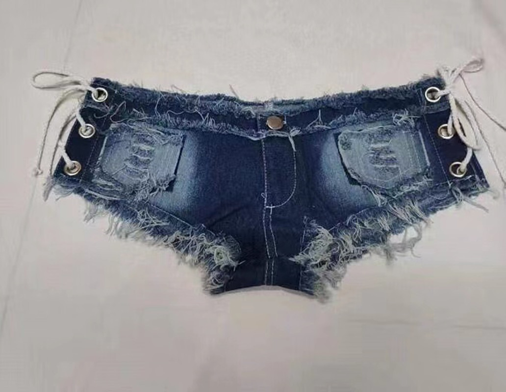 New Summer Trendy Jeans, Shorts, Hot Pants, Nightclub Low Waist Sexy Internet Celebrity Live Broadcast Women's Shorts