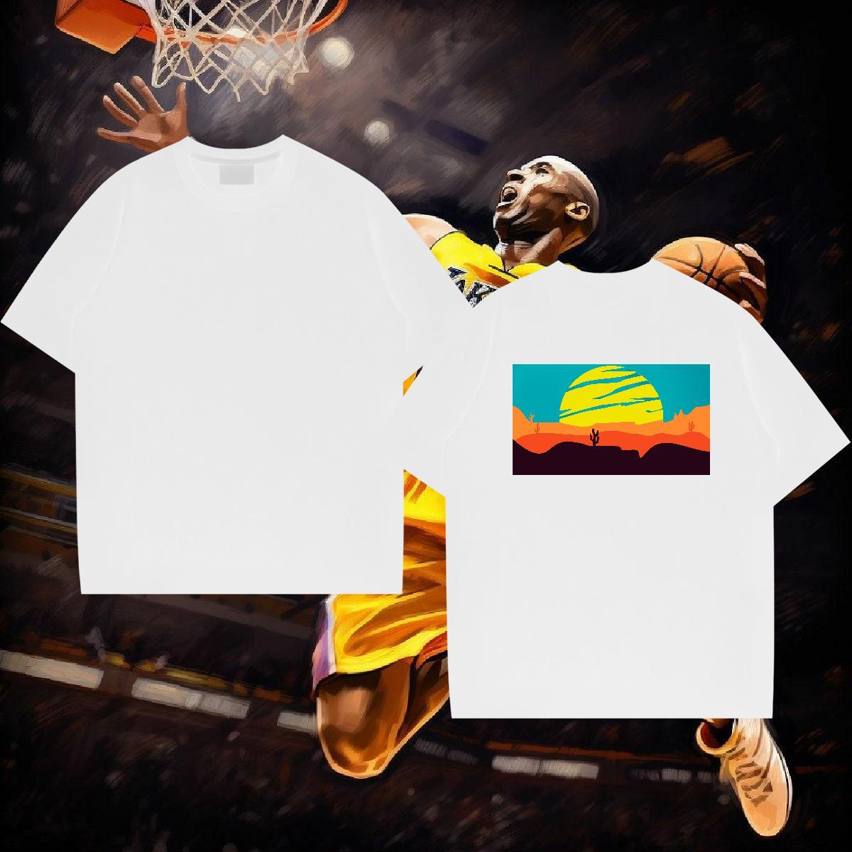 Fashion Designer T Shirt For Man sky Wear 230g 100% Cotton Outdoor Wholesale DIY Printed Breathable Soft Mens Tshirts