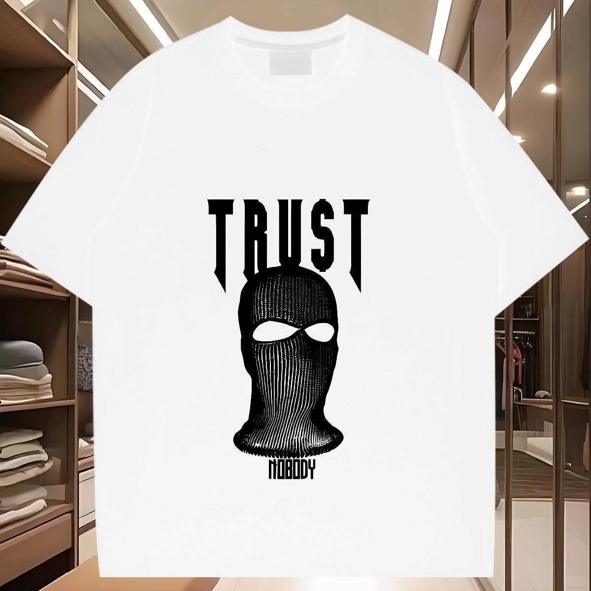Classic T Shirts Men letter Tops Shirt 230g Cotton Casual Daily Wear Unisex Custom Printed Breathable Short Sleeve Men Tops Tees