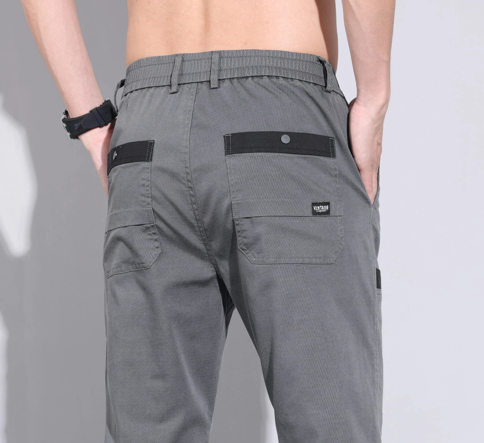 Summer Ice Silk Mens Golf Pants High Quality Elastic Fashion Casual Breathable 240806