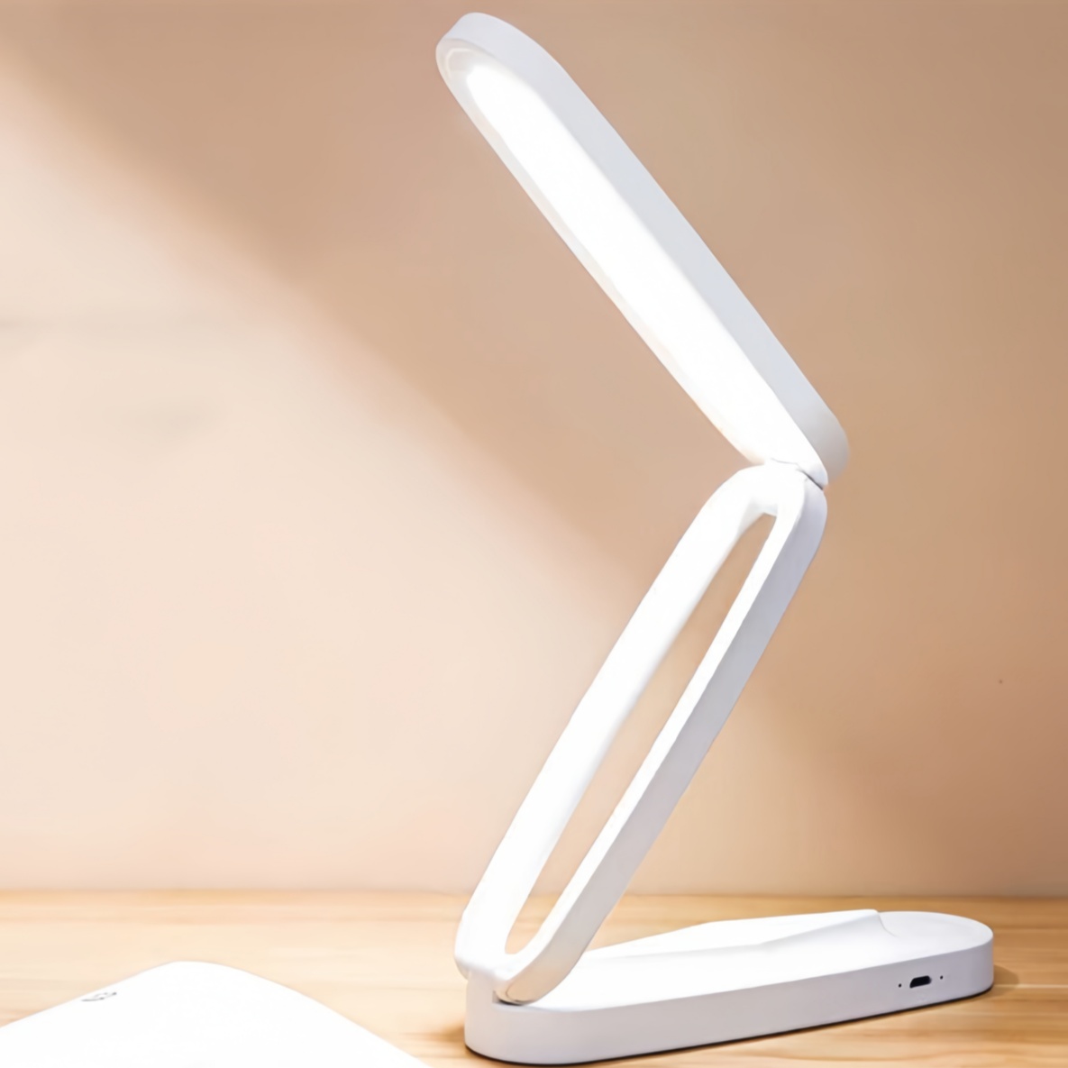 Eco-Friendly LED Student Study Lamp - Durable Foldable Design with USB Charging for Home & Office Use