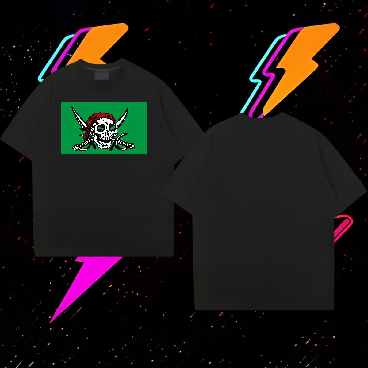 DIY Men T Shirts skull Tees Shirts 230g 100% Cotton Home Outdoor TOP Quality DIY Printed Breathable Short Sleeve Mens Tshirts